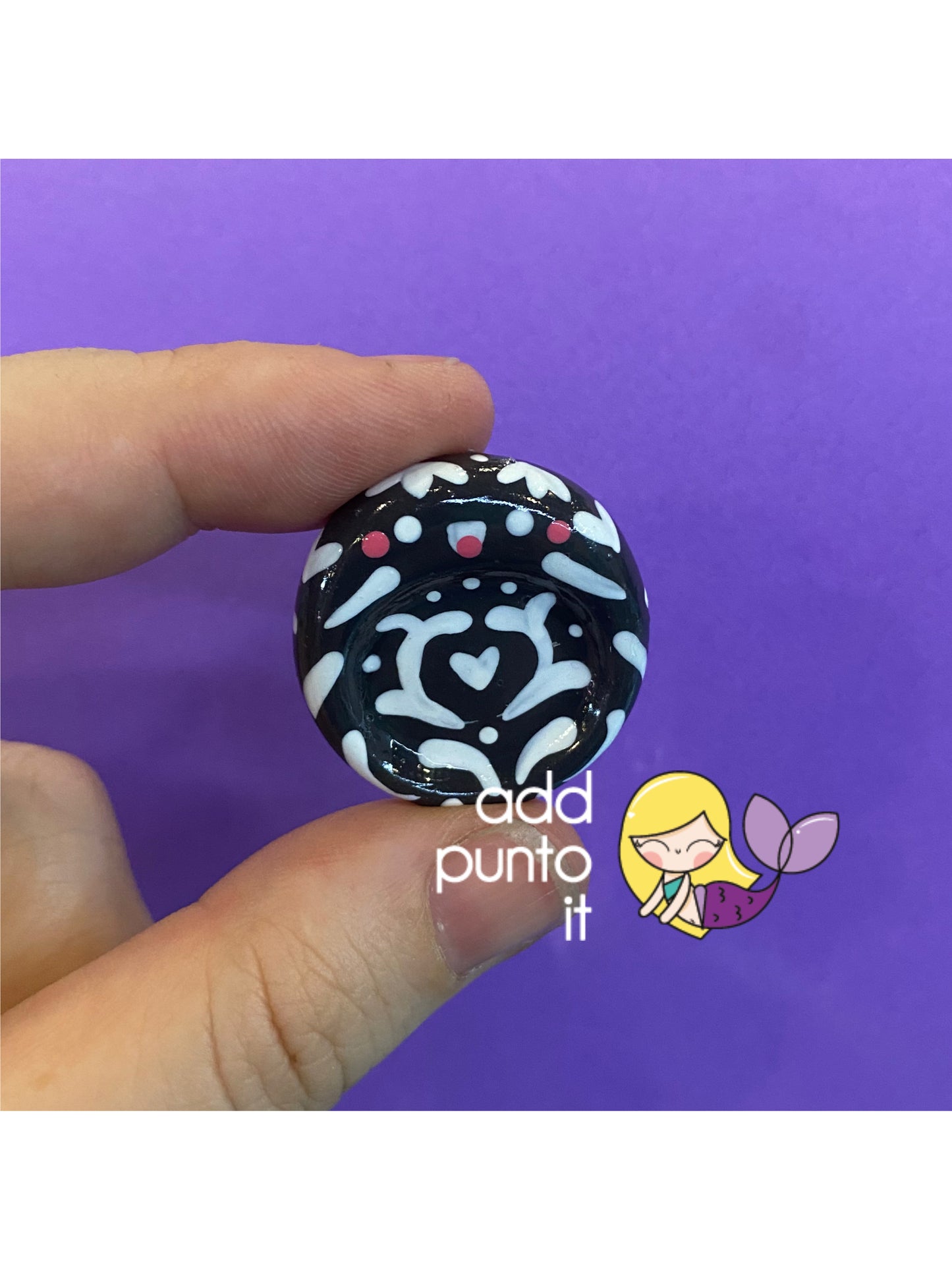 Mi compita • Talavera poblana Blanco y negro