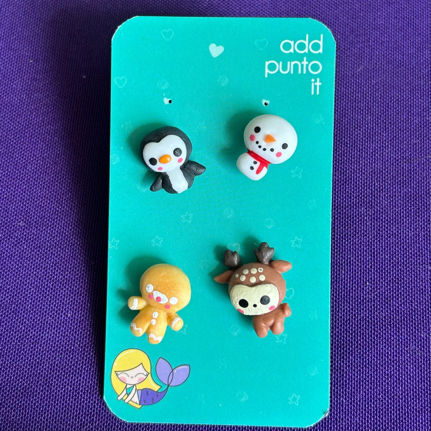 Aretes · Cabezones de Navidad 2025