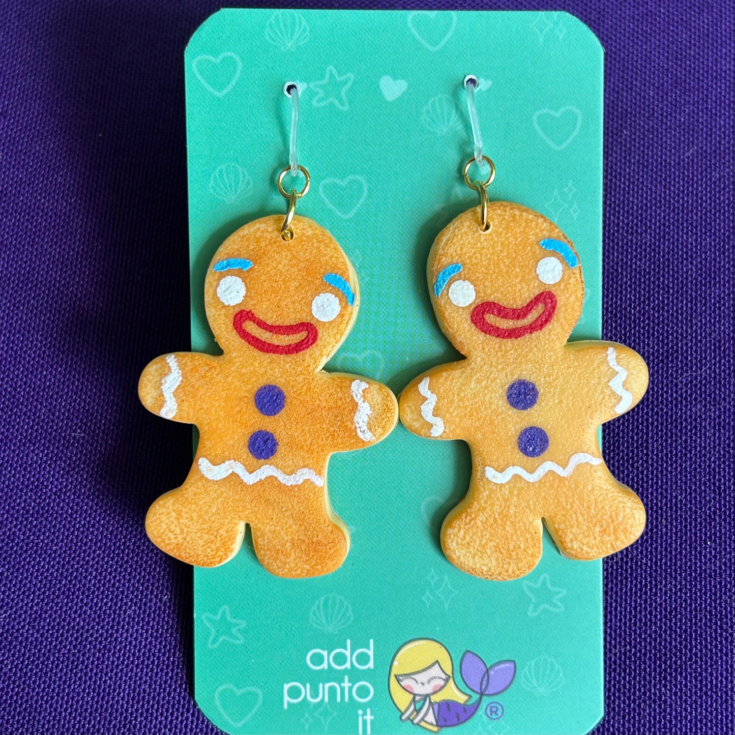 Aretes · Galleta Jengibre Shrek 2025