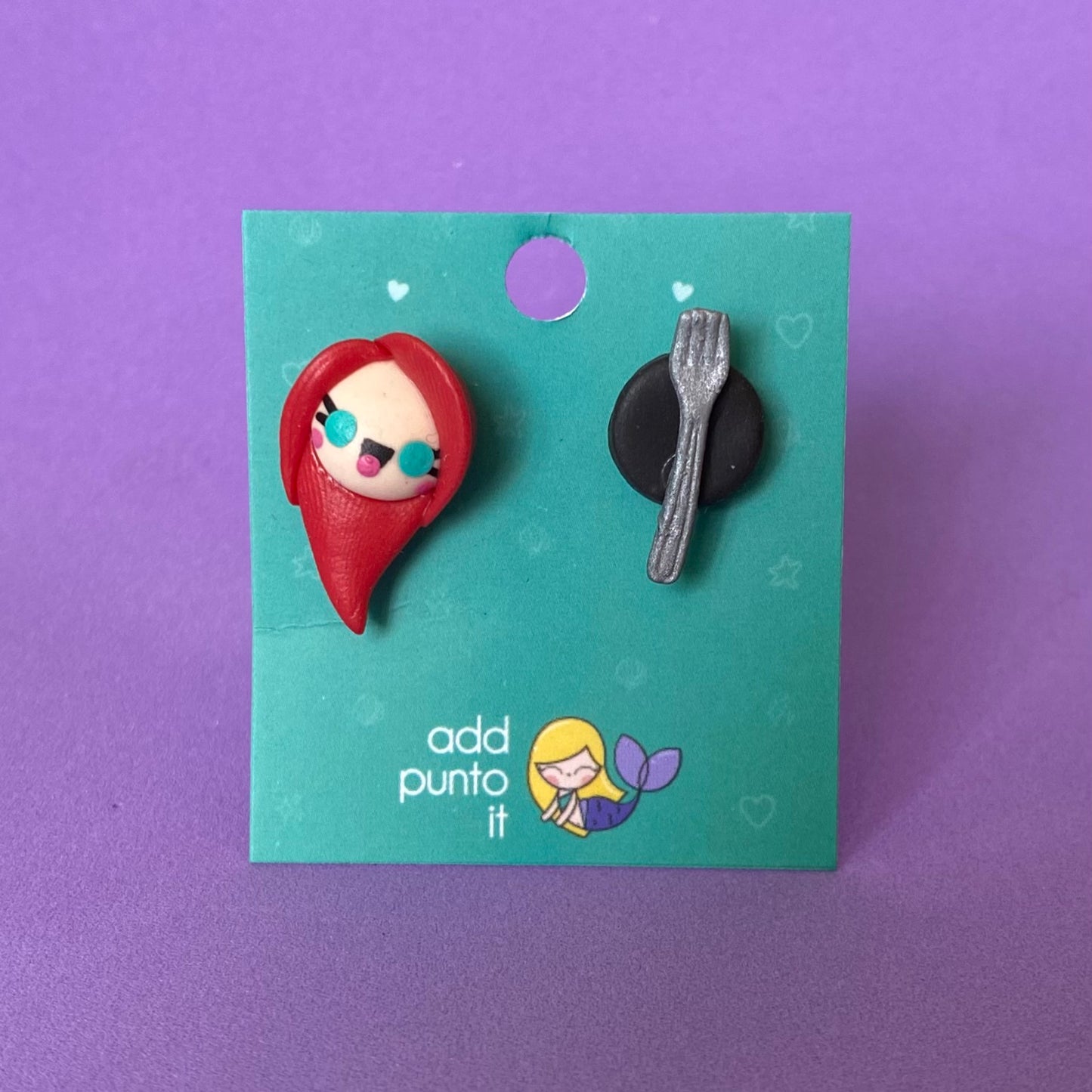 Aretes · Ariel y Cachivache (La Sirenita)