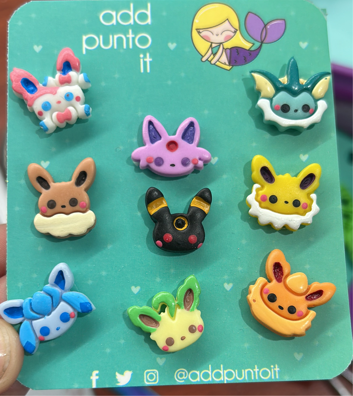 Aretes · Eeveelutions pokemon  Colección