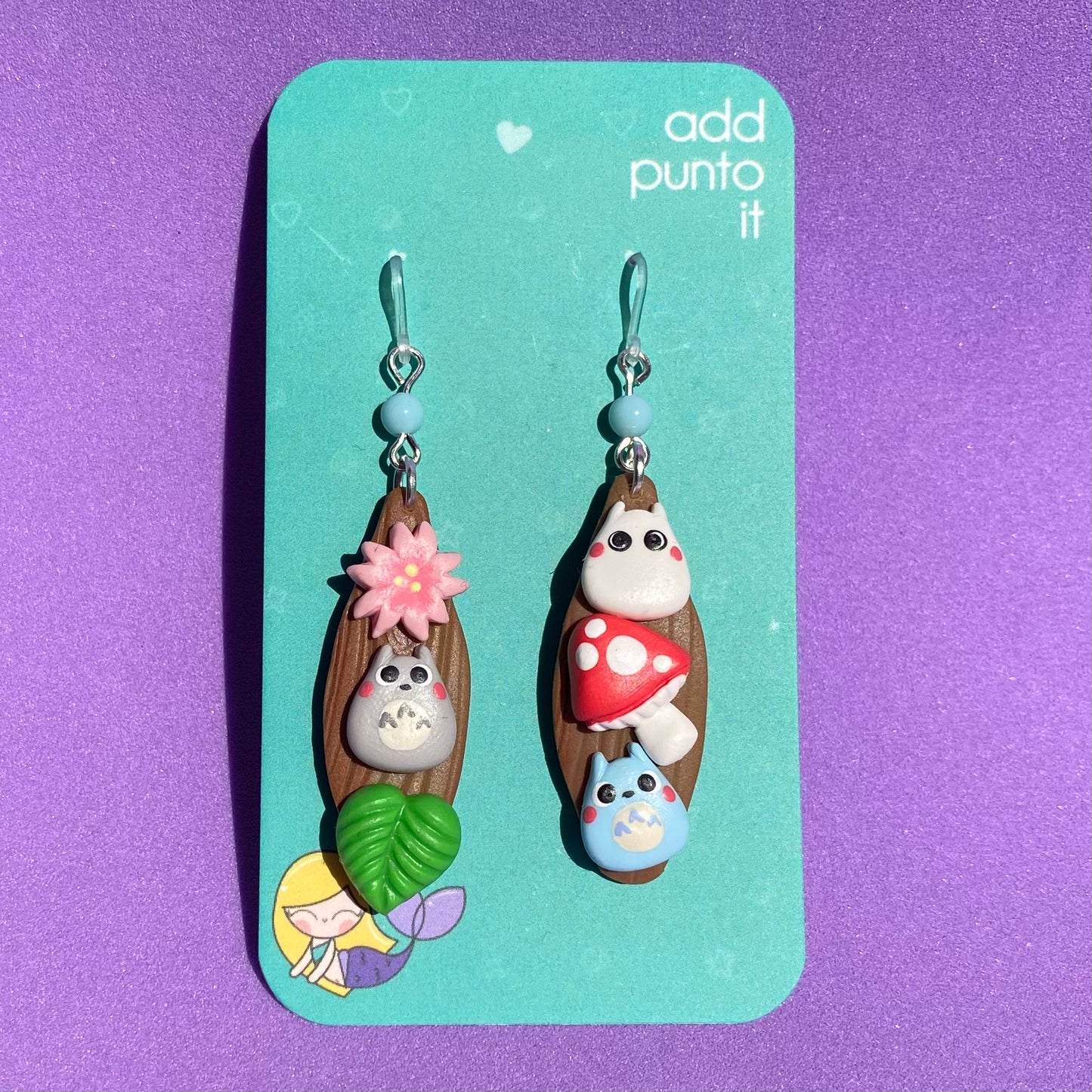 Aretes de gancho · Mi Vecino Totoro ( Studio Ghibli)