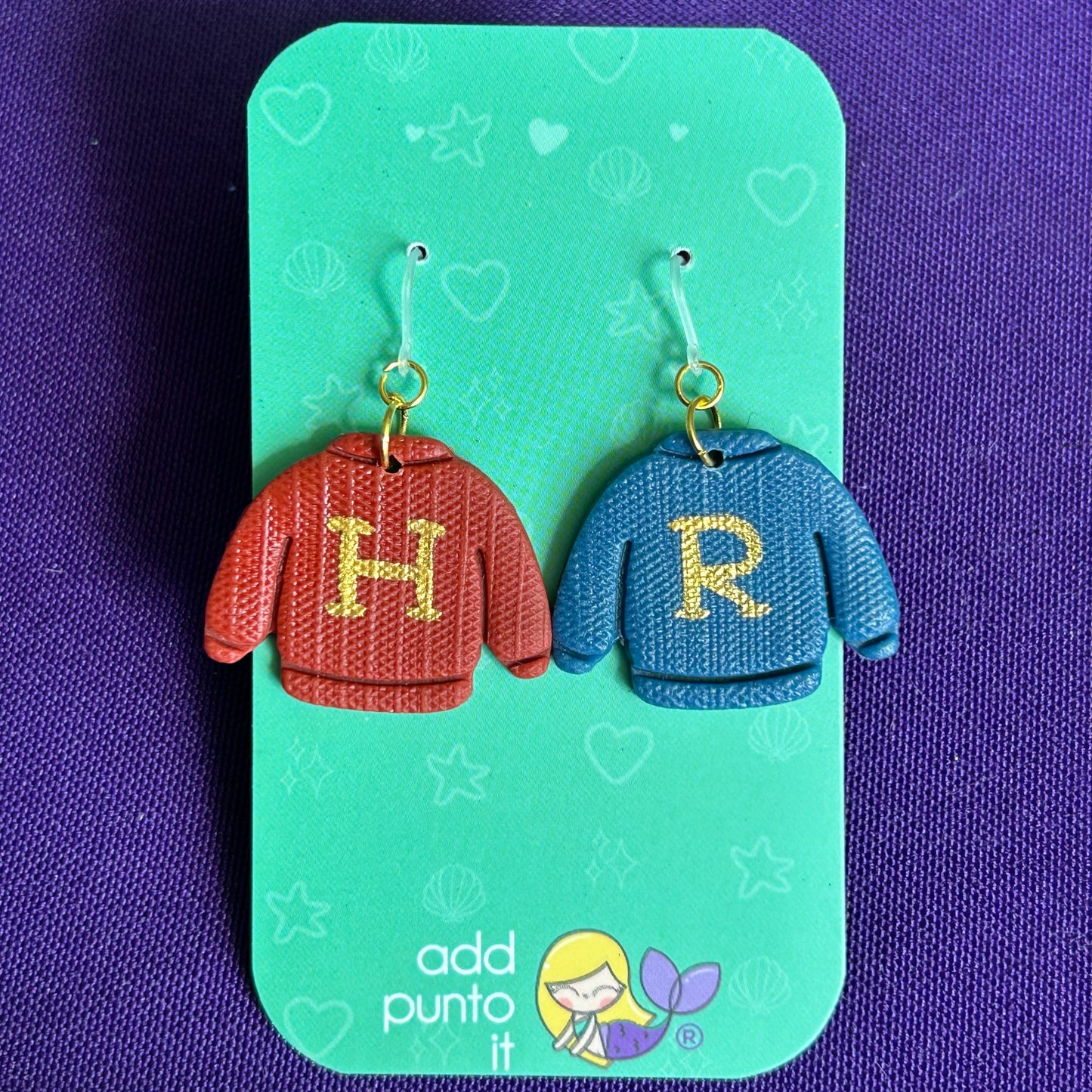 Aretes · Gnomos rojos 2025