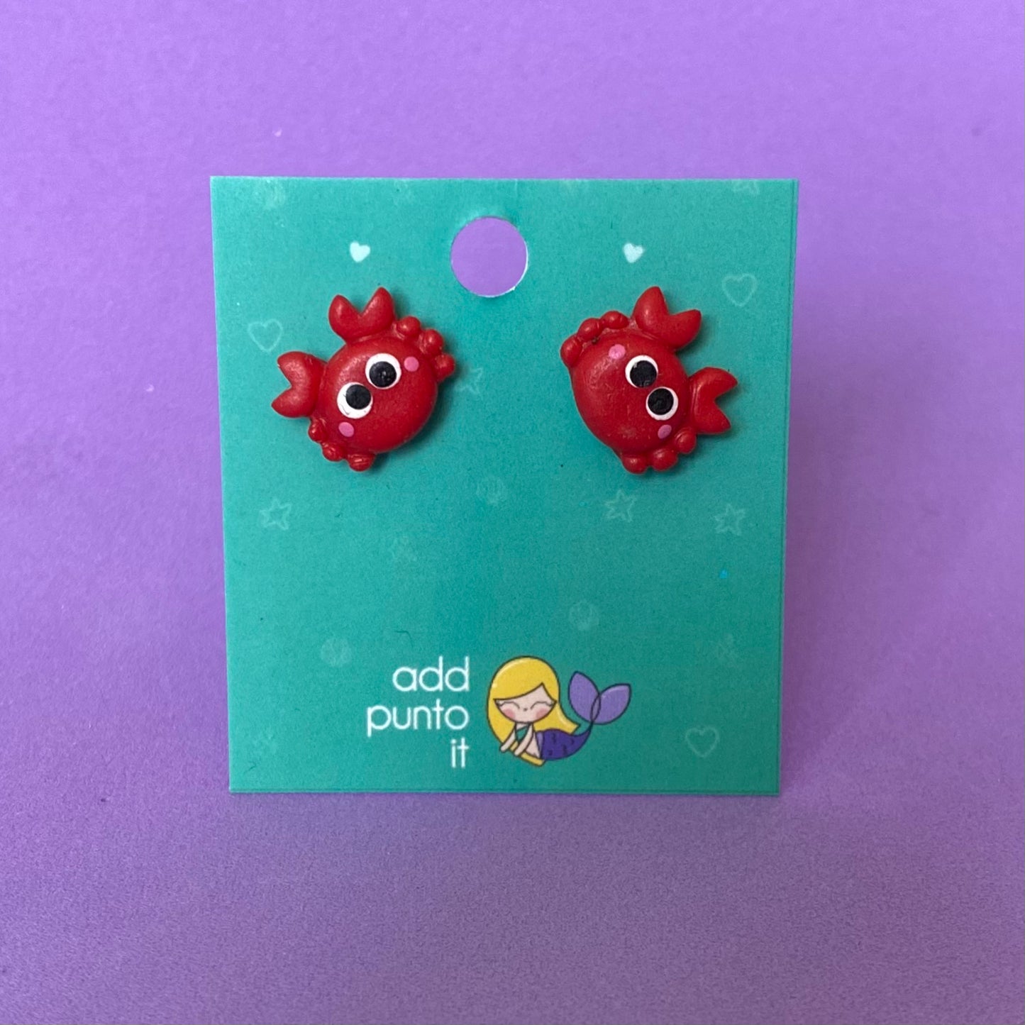Aretes · Cangrejo Rojo