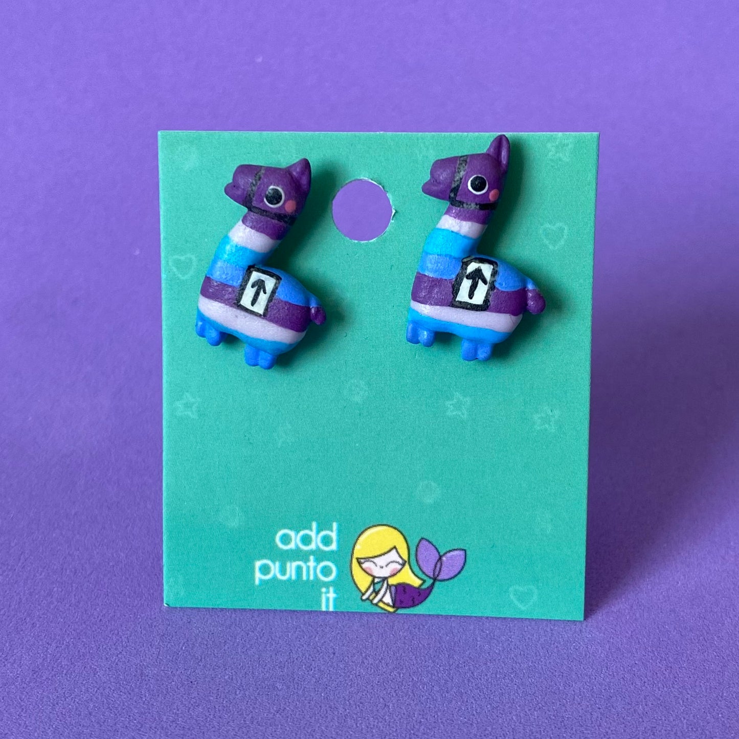 Aretes · Llama piñata (Fornite)