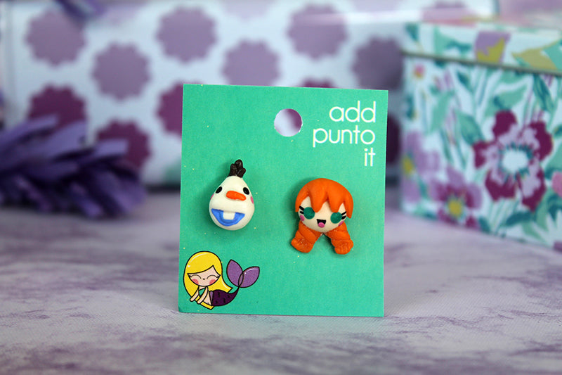 Aretes · Anna y Olaf (Frozen)