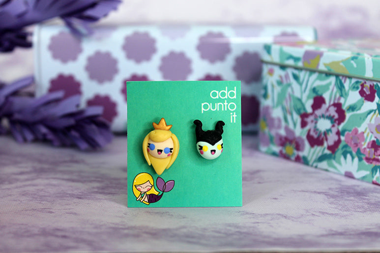 Aretes · Aurora y Maléfica (La Bella Durmiente)