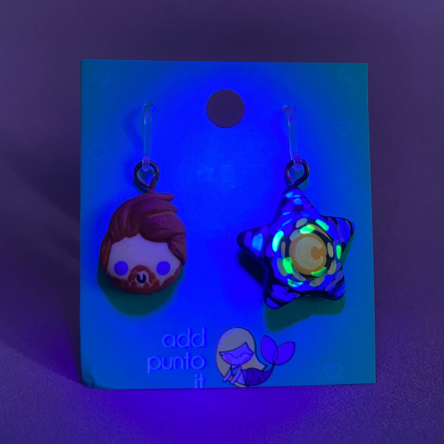 Aretes · Vincent Van Gogh y la Noche Estrellada NEÓN