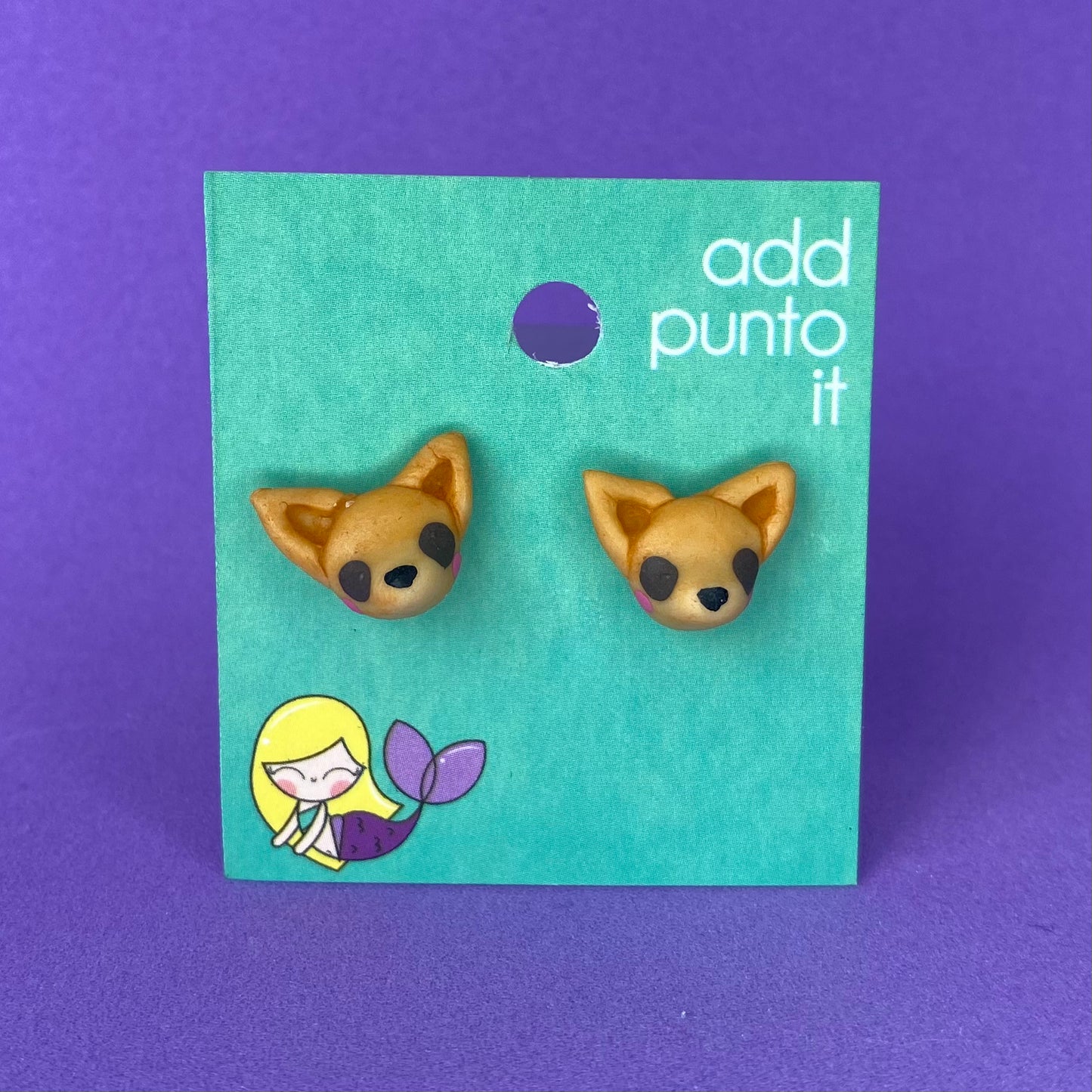 Aretes · Perrito Chihuahua