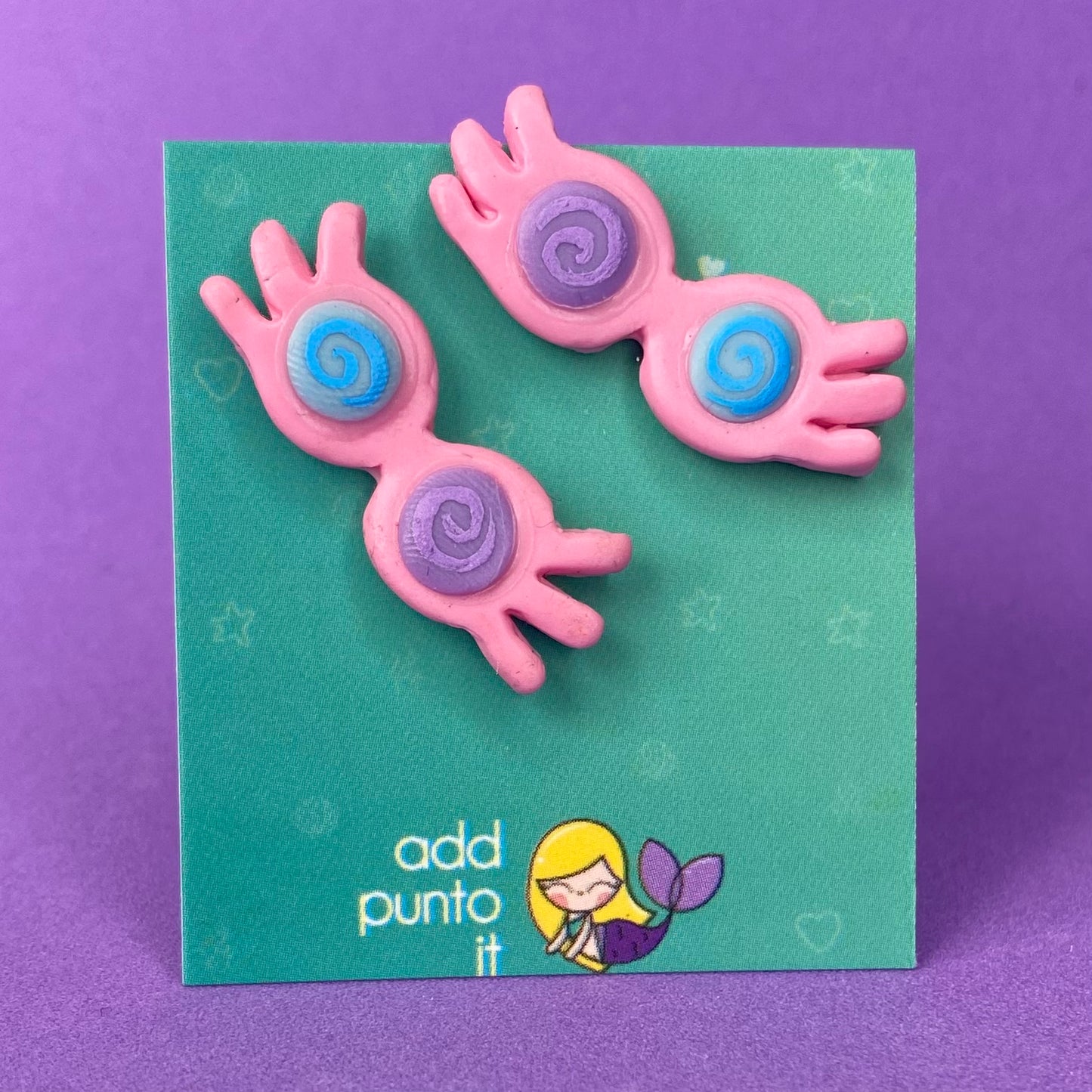 Aretes · Lentes Luna Lovegood (Harry Potter)