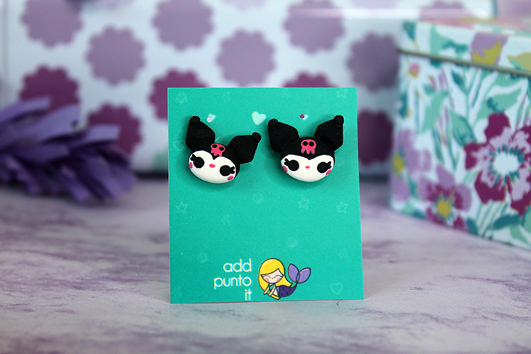 Aretes · Sanrio Kuromi