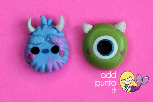 Aretes · Mike y Sully (Monsters Inc)