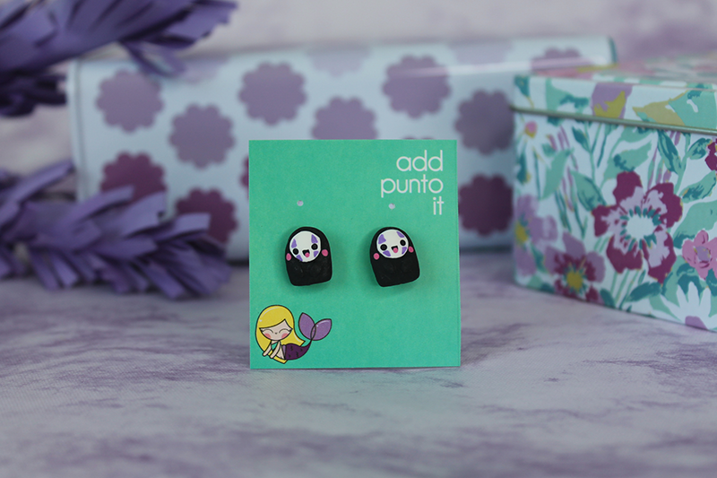 Aretes · Sin Cara / No Face / Kaonashi (Ghibli)