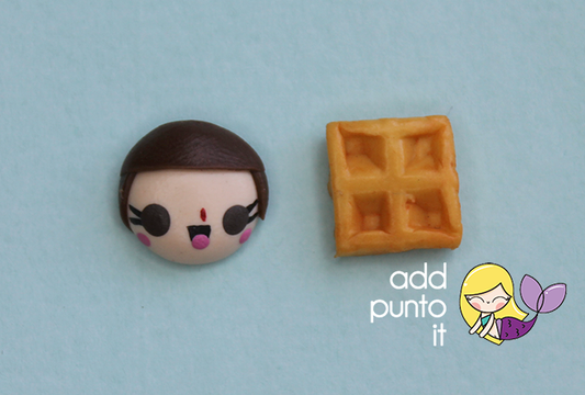 Aretes · Eleven y Waffle (Stranger Things)