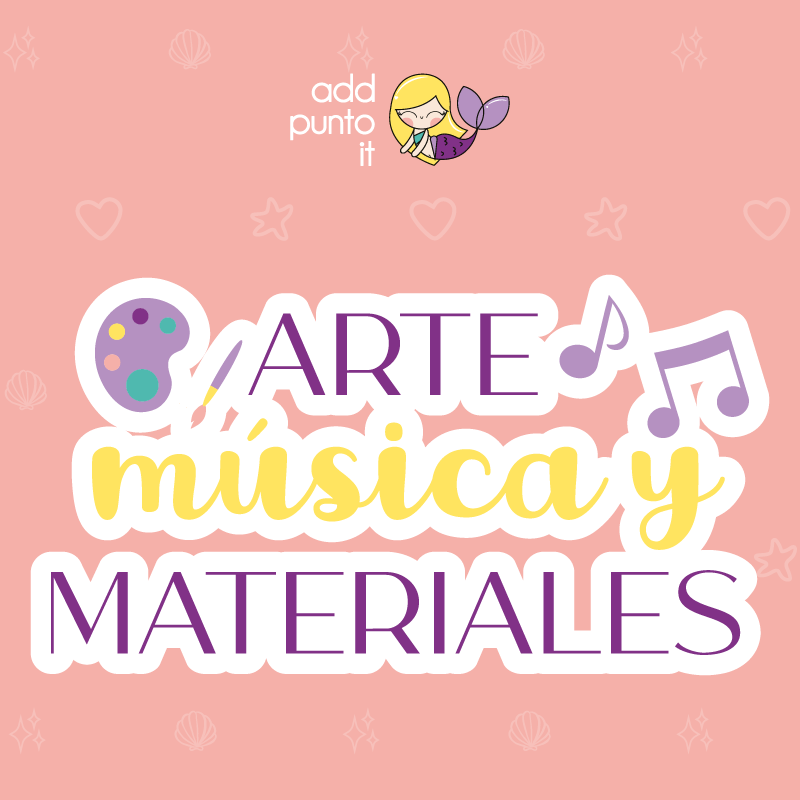 Arte, música y materiales