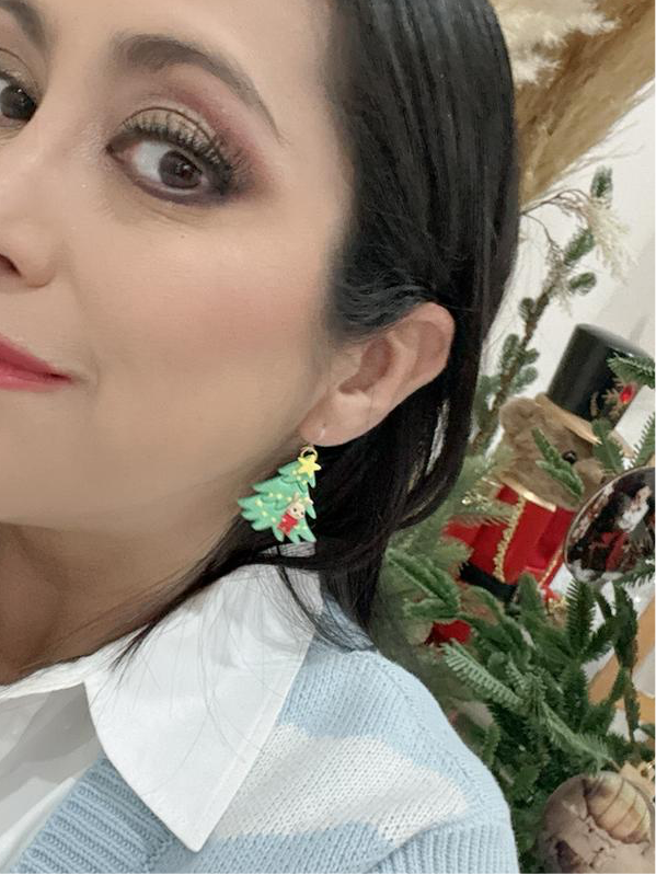 Aretes de Gancho · Árbol de Navidad Ternurin (colección LIMITADA 2024)