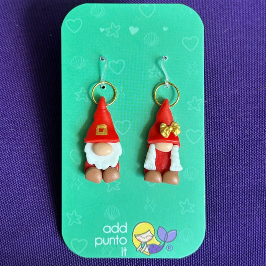 Aretes · Gnomos rojos 2025