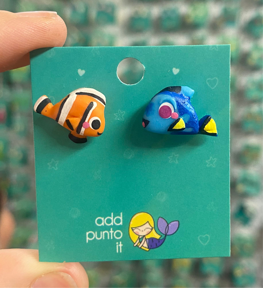 Aretes · Dory y Nemo (Buscando a Nemo)