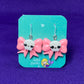 Arete de gancho · Pink Emo Skull 2025 (PREVENTA)