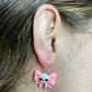 Arete de gancho · Pink Emo Skull 2025 (PREVENTA)
