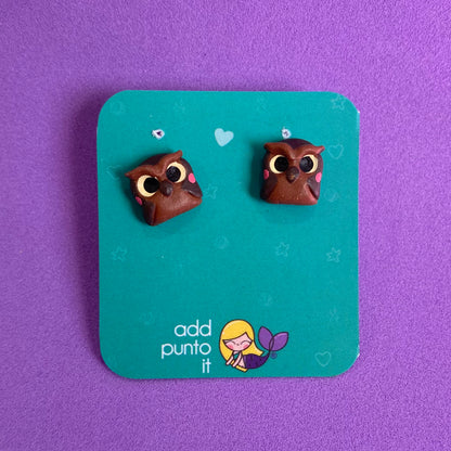 Aretes · Búho