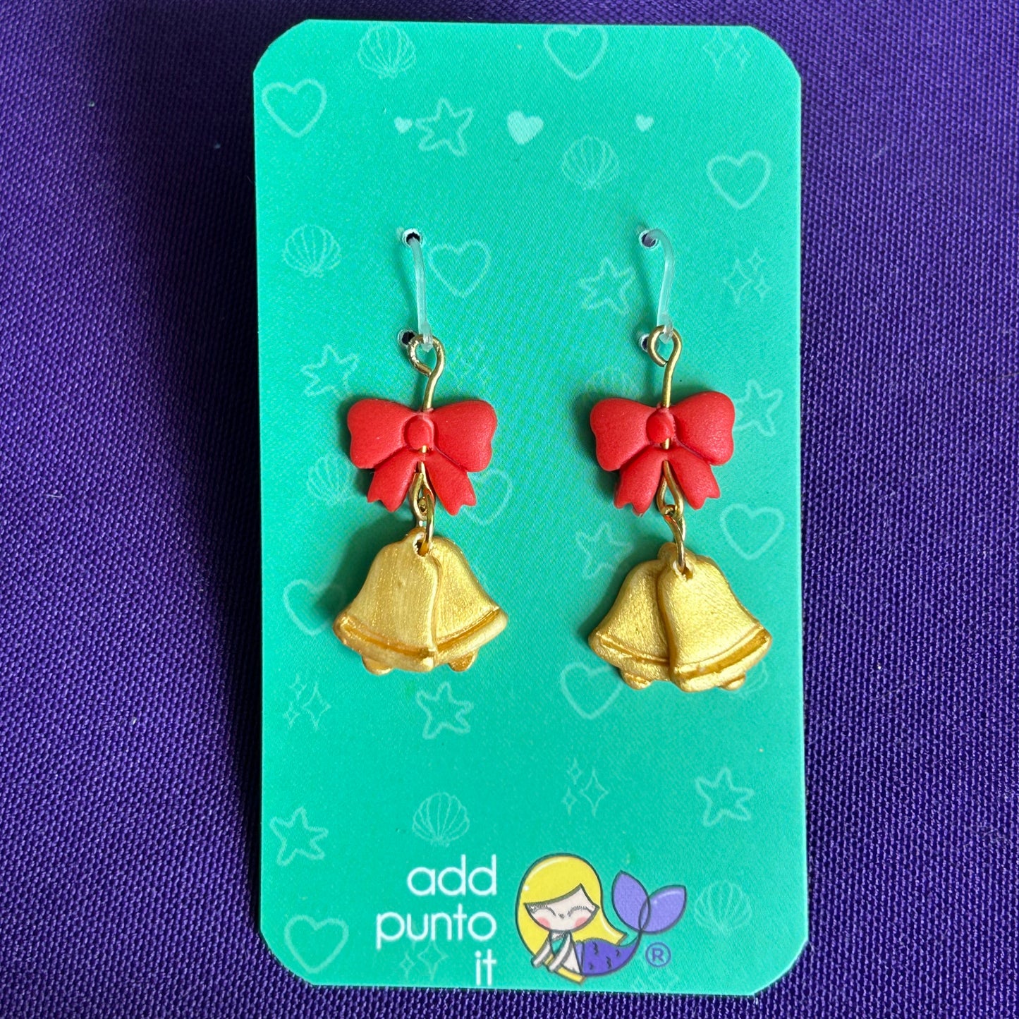 Aretes · Campanas navideñas 2025