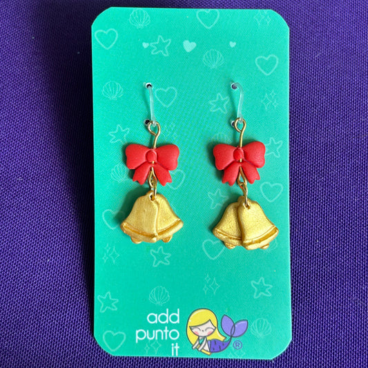 Aretes · Campanas navideñas 2025