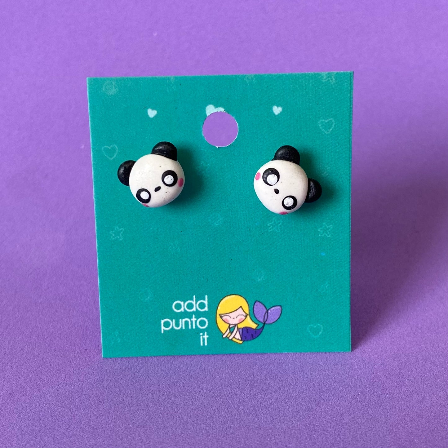 Aretes · Panda Mini