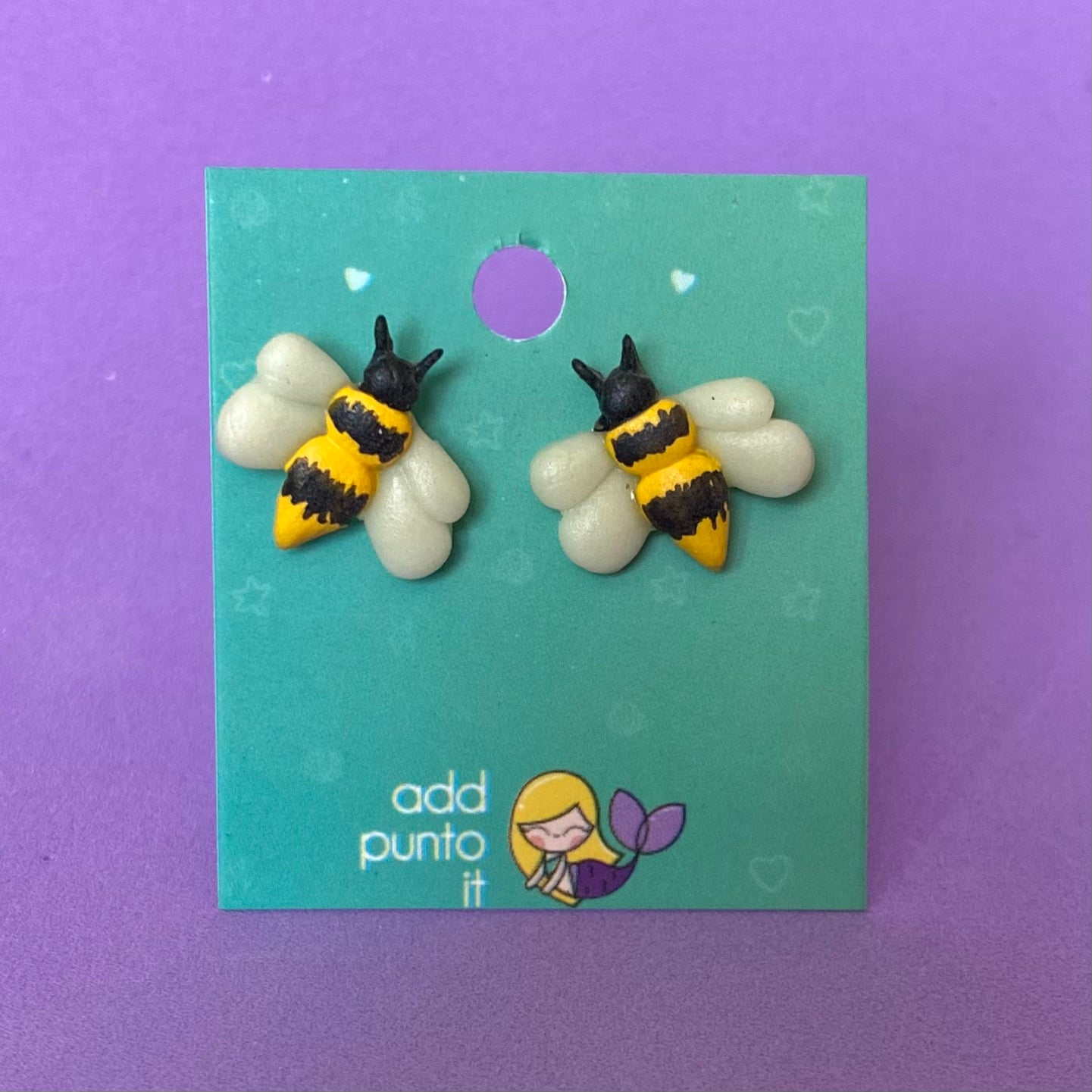 Aretes · Abeja (Glow in the Dark)