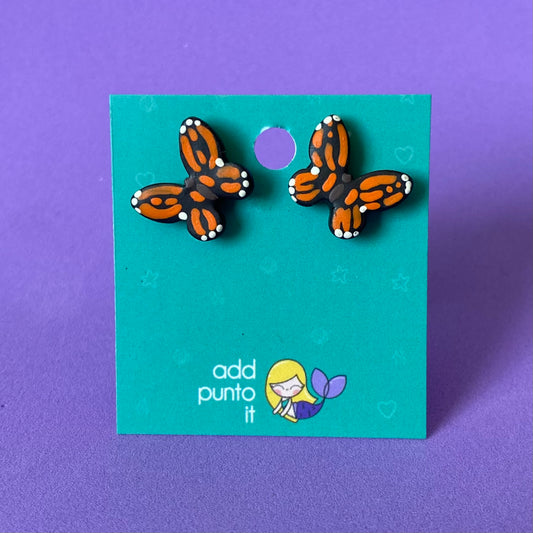 Aretes · Mariposa Monarca G