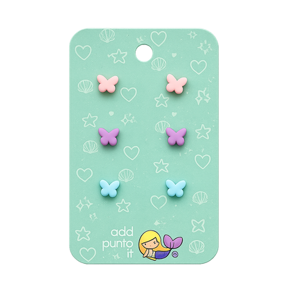 Aretes · Micro Mariposas Pastel (colección completa)