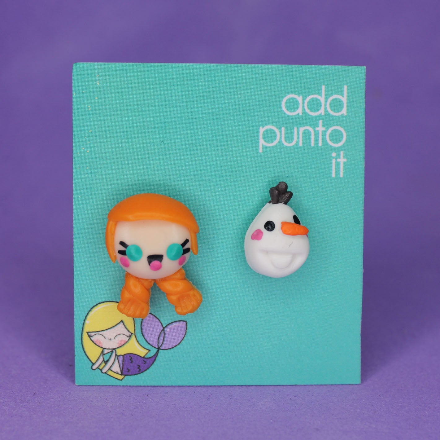 Aretes · Anna y Olaf (Frozen)