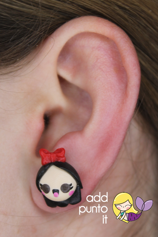 Aretes · Blancanieves y Manzana Envenenada NEÓN