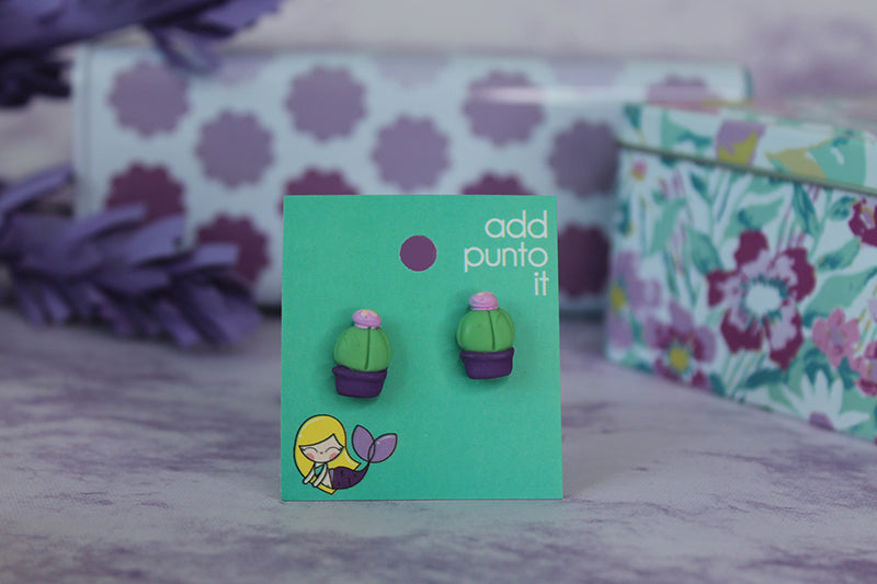 Aretes · Cactus redondo