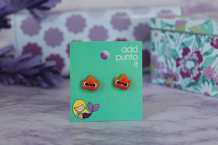 Aretes · Calcifer (Studio Ghibli, El castillo vagabundo)