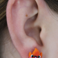 Aretes · Calcifer (Studio Ghibli, El castillo vagabundo)