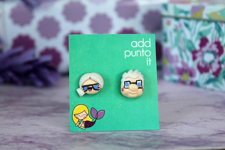 Aretes · Carl y Ellie (Up)