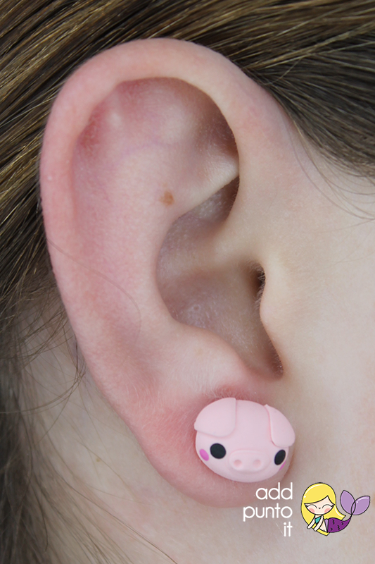 Aretes · Cerdito