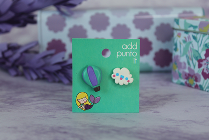 Aretes · Globo aerostático y nube
