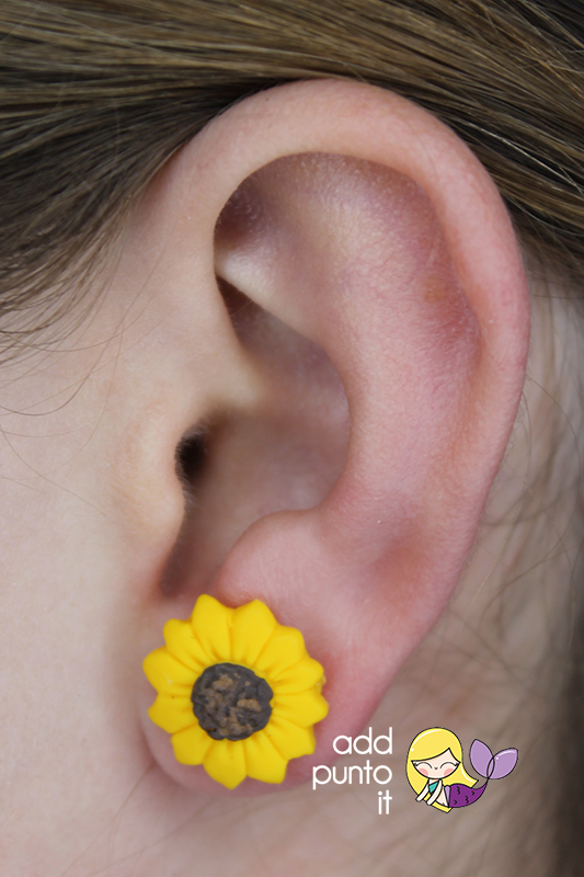 Aretes · Flor Girasol