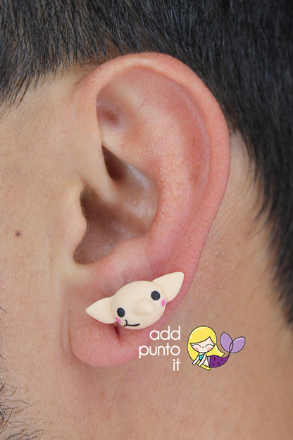 Aretes · Doby y calcetín (Harry Potter)