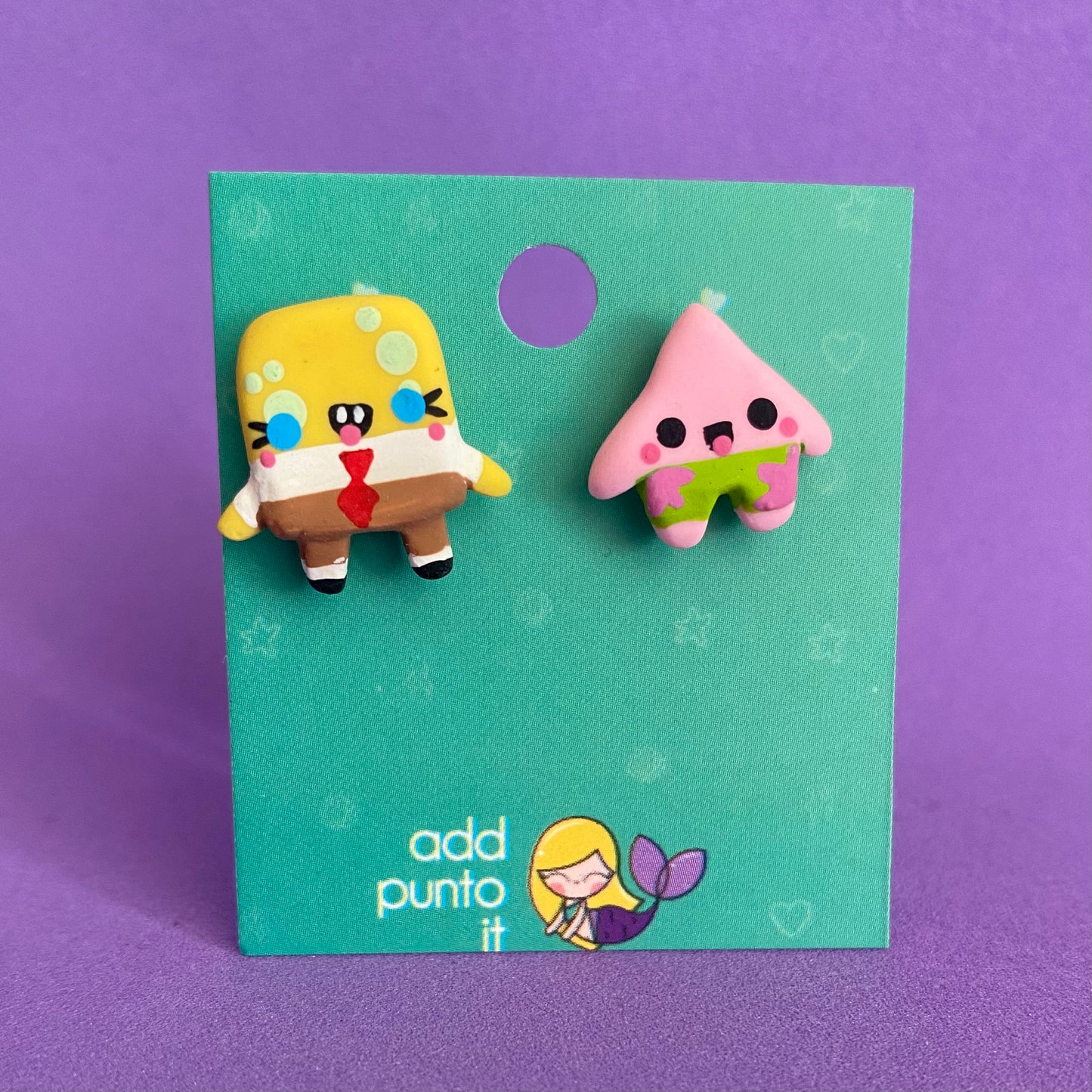 Aretes · Bob Esponja y Patricio