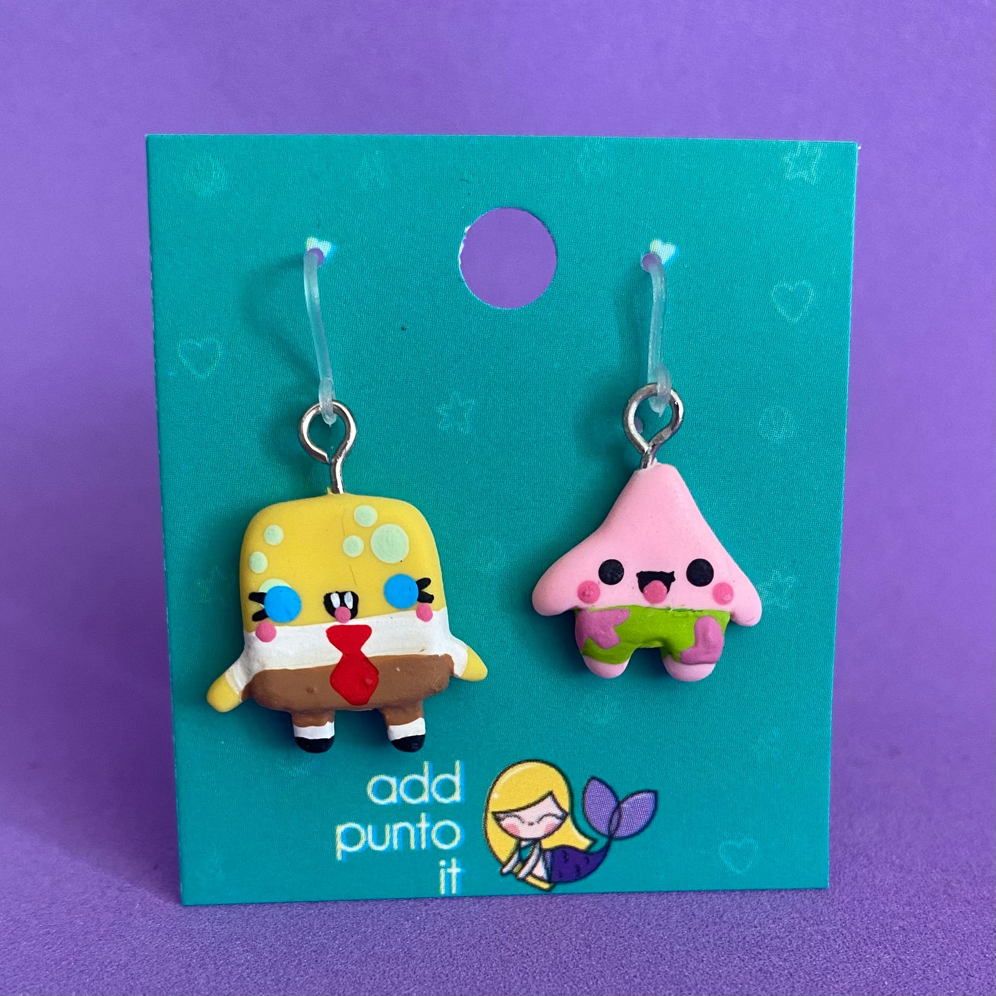 Aretes · Bob Esponja y Patricio