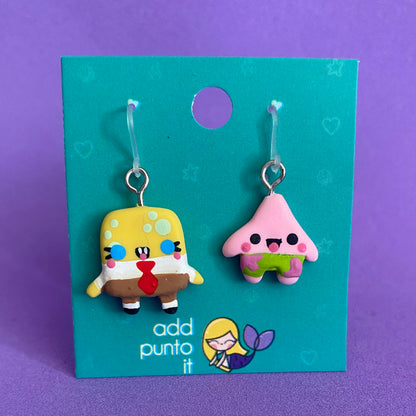 Aretes · Bob Esponja y Patricio