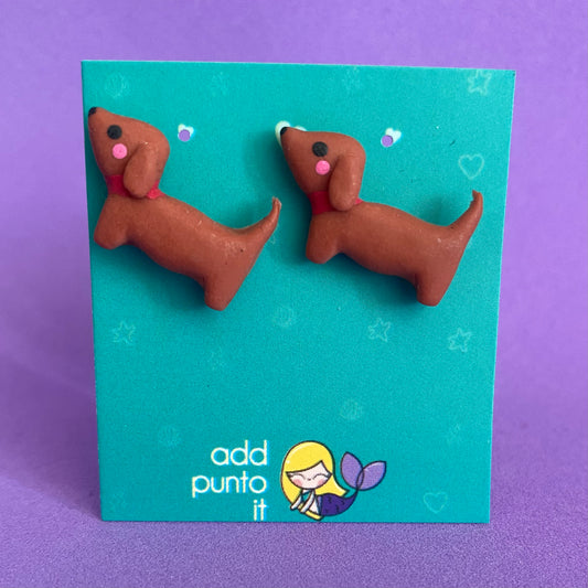 Aretes · Perrito Salchicha