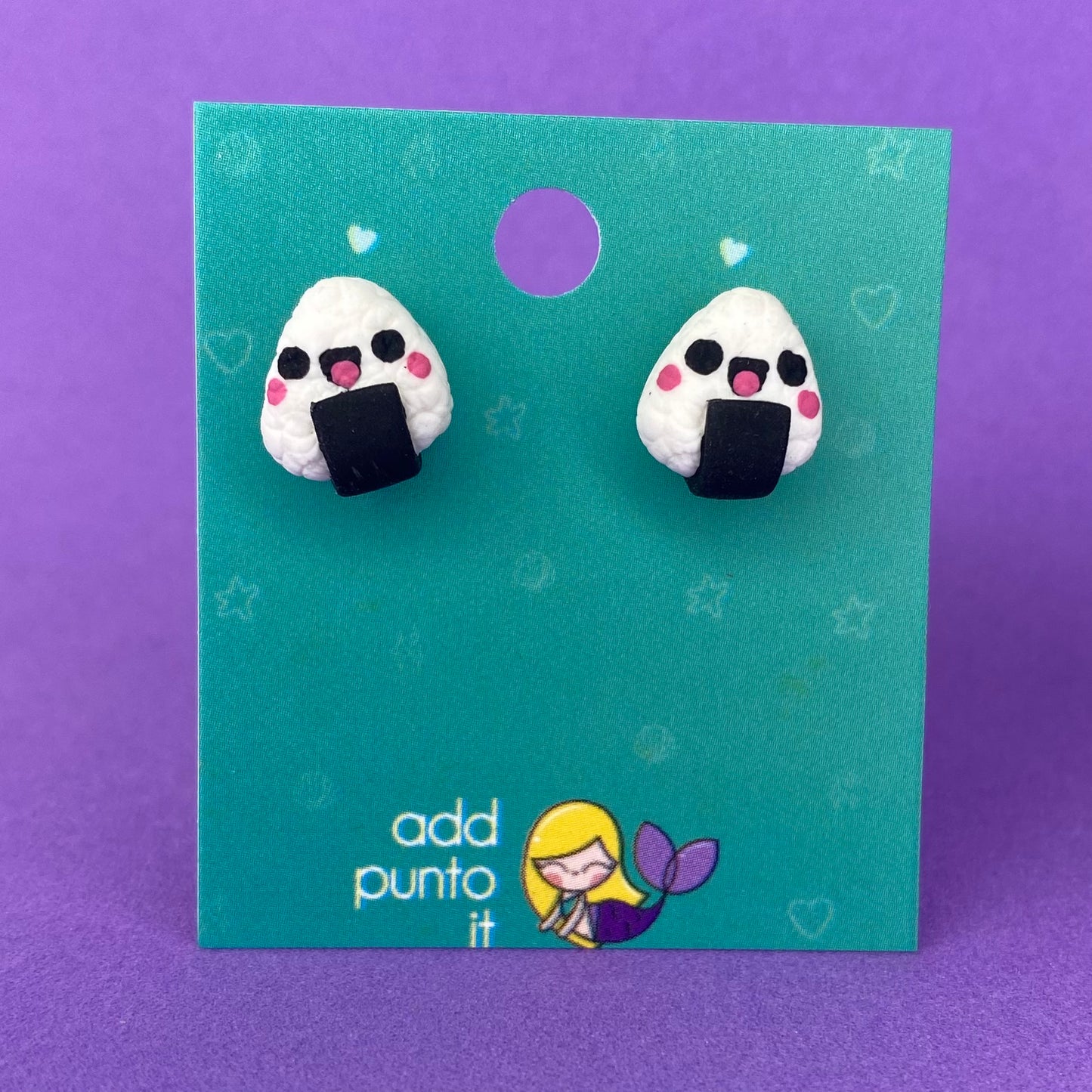 Aretes · Onigiri y sushi