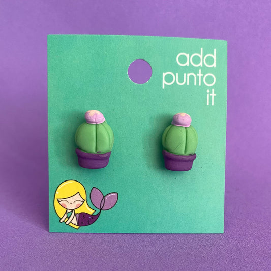 Aretes · Cactus redondo