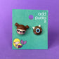 Aretes · Boo y Miguelin (Monsters Inc.)