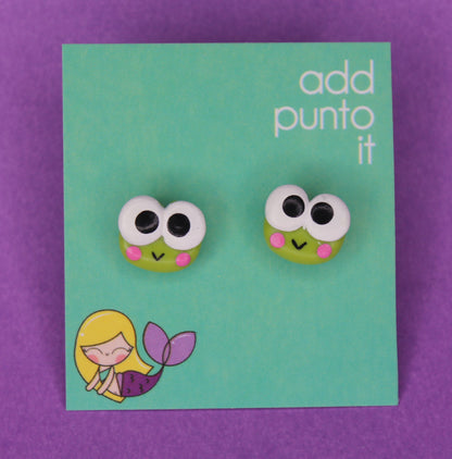 Aretes · Sanrio Keroppi