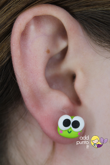 Aretes · Sanrio Keroppi